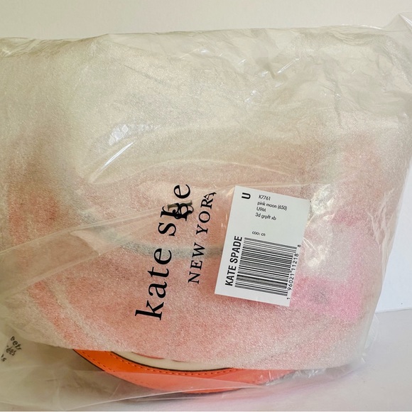 NWT! Kate Spade ♠️ Squeeze Wicker 3d Grapefruit  Crossbody/Top Handle Bag - Picture 9 of 10